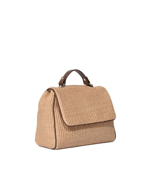 Borsa Sveva Zanzibar Small a mano in tessuto e pelle ORCIANI | B01999 ZNZBIS
